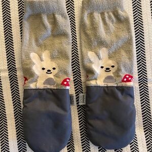 mimiTENS - Childrens Mittens Bunny🐰& Mushrooms 🍄 (Size 1)